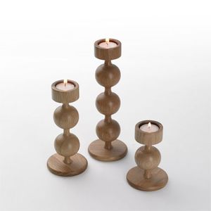 Durable Wooden Candle Holder Premium Handmade Craft For Dining <b>Table</b> Decoration And Interior Styling - Product Image 6