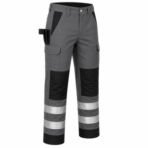 Custom Logo Mens <b>Cargo</b> <b>Work</b> <b>Pants</b> High Visibility Tape Knee Pad Pockets Safety Trousers Custom Hi Vis Workwear Mining <b>Pants</b> - Product Image 3