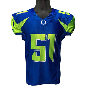 Conjunto de Uniforme de Fútbol Americano Personalizado al por Mayor, Estilo Vintage Rams, Poliéster, Malla Sublimada, para Jóvenes y Adultos - Product Image 4