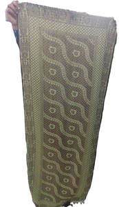 Chal Acrílico para Mujer, Marrón y Verde con Patrón Geométrico, Cálido, Suave y Ligero, Bufanda Étnica para Uso Diario en Invierno - Product Image 4