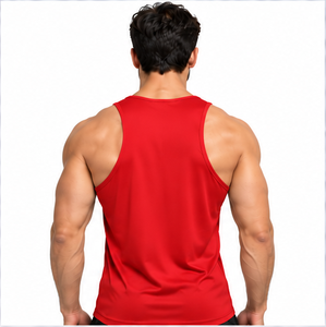 <b>Mens</b> Casual Tank Top Cotton/Bamboo Fiber Summer Streetwear Oversized Fitness <b>Gym</b> <b>Vest</b> Breathable Plus Size Custom Logo OEM - Product Image 6