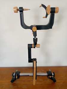 Reusable Surgical Skull <b>Clamp</b> Head Fixation Device with Adjustable Articulating Arm and <b>Table</b> Rail <b>Clamp</b> for Medical Use - Product Image 5