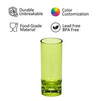 [Holar] Vaso de chupito de plástico ligero de 60 ml (2 oz) de Color Line, fabricado en Taiwán, para bares, discotecas, fiestas y celebraciones