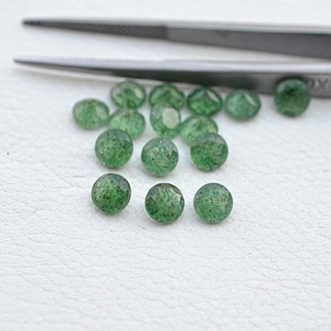 Cuarzo Verde Fresa Natural de 6mm, Corte Brillante Redondo, Certificado por Terceros, para Joyería, Gema Hecha a Mano, Compra al por Mayor en Línea - Product Image 1