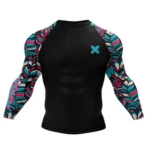 custom men rashguard high quality polyester fabric custom design fabric and packaging - Product Image 3