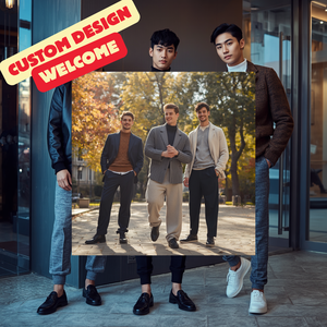 กางเกงไหมพรมทรงตรงน้ำหนักเบาใส่สบาย สไตล์ลำลอง รับผลิตแบบ OEM/ODM ปรับแต่งได้ ผลิตจากผ้าฝ้าย 100% เป็นมิตรต่อสิ่งแวดล้อม - Product Image 3