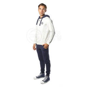 Conjunto Deportivo Personalizado de Algodón para Hombre, Talla Grande, Sudadera con Capucha y Pantalones de Chándal de Forro Polar para Gimnasio, Invierno - Product Image 1