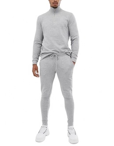 New Arrival Men's Smart Pullover Fleece Tracksuit Men's Turtle Neck Pullover Sweat Suit - Product Image 1