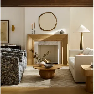 Nouveau Miroir Mural Métallique Fait Main Tendance, Miroir Décoratif Rond Artistique de Qualité Supérieure pour Hôtels de Luxe, Complexes Hôteliers, Maisons, Chambres et Salles à Manger - Product Image 6