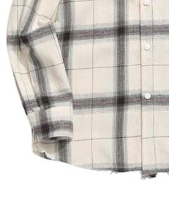 Chemise décontractée à carreaux marron beige pour homme, en coton et polyester, à manches longues, boutonnée, pour la vente en gros, OEM, export, fournisseur - Product Image 5