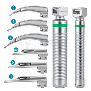 Laringoscopio LED Veterinario, Instrumento Metálico para el Manejo de las Vías Respiratorias, Batería Integrada, Herramienta de Rescate de Emergencia - Product Image 2