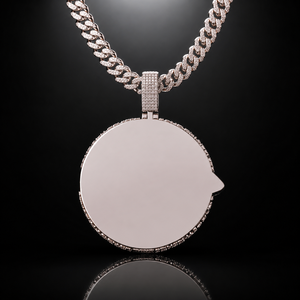Collar con Colgante de Jet Privado de Lujo Personalizado con Incrustaciones de Moissanita VVS, Medallón Hip Hop para Hombre, Joyería de Oro y Plata para Fiesta - Product Image 4