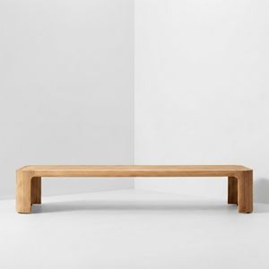Fournisseur de meubles en teck d'Indonésie, OEM ODM, vente en gros directe, table basse en teck massif rectangulaire pour hôtels, villas, projets de resorts - Product Image 1