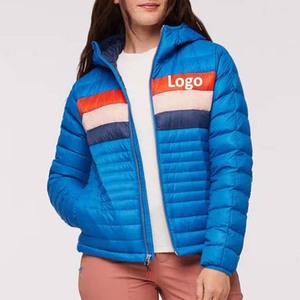 Blouson matelassé personnalisé imperméable pour femmes et hommes, avec logo frontal, chaud, doublure en nylon, pour l'hiver – Vente en gros - Product Image 6