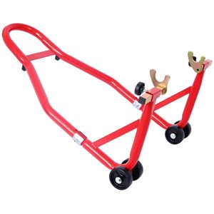 Cavalletto moto bici sportiva da 1000 libbre con sollevatore ruota anteriore e posteriore nero U-Red forcellone Paddock Stand - Product Image 4