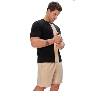 Men Plus Size Short Sleeve T-Shirt Shorts <b>Sets</b> Two-Piece Custom Logo Casual Summer Breathable Quick Dry - Product Image 2
