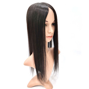 Cosmo in Korea Human Hair <b>Wig</b> <b>Long</b> Straight with Bangs Natural Black Average Size Remy Hair Lightweight & Healthy Hair - Product Image 5