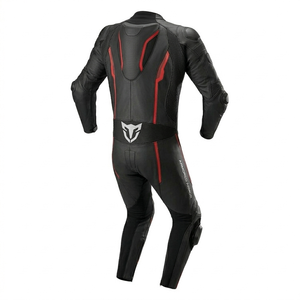 Combinaison de course moto en cuir professionnelle sur mesure – Armure homologuée CE – Combinaison de piste en cuir de vachette respirant - Product Image 4