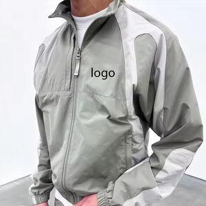 Ensemble de survêtement réversible pour homme, coupe-vent, imprimé, respirant, léger, tendance, uni, personnalisé, en polyester/nylon - Product Image 5