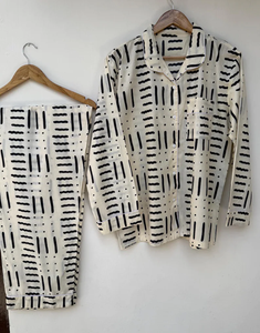 Conjunto de Pijama Coordinado con Estampado Animal para Mujer de Naaz Textile, Ropa de Dormir Informal de Verano, Suave y Transpirable, de Algodón - Product Image 1