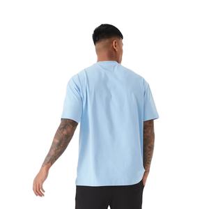 Fabricación de ropa Hombres Impresión de gran tamaño Camisetas de gran tamaño Ropa de verano de manga corta Venta al por mayor Mejor color sólido O Cuello Hombres - Product Image 6