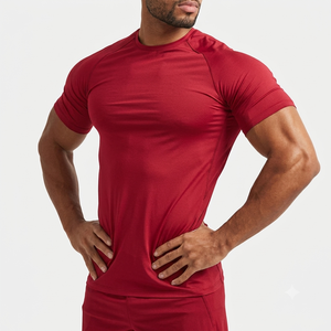 Camiseta deportiva ajustada de fábrica, camiseta gráfica atlética para hombre, camiseta de fitness para el estilo de vida, logotipo personalizado - Product Image 5