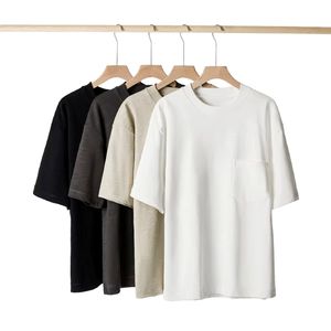 Camiseta de Hombre Estampada 100% Algodón, Manga Corta, Algodón Transpirable de Alta Calidad, Ropa Casual de Verano para Hombre, Logotipo Personalizado - Product Image 1