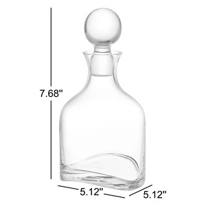 ขวดเหล้าแก้วใสแบบพกพาพร้อมฝาปิดแน่นหนาสำหรับการเดินทางและงานปาร์ตี้ ดีไซน์เรียบหรู - Product Image 4