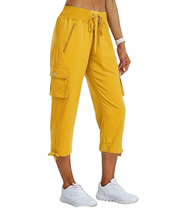 Factory Direct Women Cargo Trousers Sustainable Fabric Modern Style Daily Use All Season Size Women Cargo Trousers Custom Loose - Product Image 1