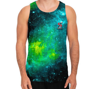 Camisetas sin Mangas para Hombre, Cómodas para Usar Todo el Día, Estructura Transpirable, Tejido de Punto Suave, Prenda Básica Confiable para el Día a Día, Impresión por Sublimación - Product Image 1