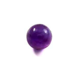 Lot en gros de 10 mm de billes rondes lisses en améthyste naturelle, sphères de cristal de guérison, pierres précieuses en vrac pour la fabrication de bijoux - Product Image 3