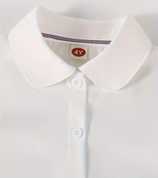 Unisex Cardigan Shirt High School Uniform College Style Collar Long-Sleeved Open Button 100% Cotton Anti-pilling High
