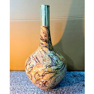 Florero de Metal para decoración del hogar, artículo de decoración moderna para sala de estar, mesa de oficina, maceta decorativa para regalo - Product Image 1