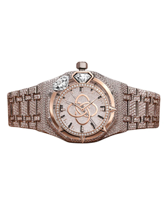 Factory Direct Full Moissanite Diamond Watch Men Luxury VVS Stone <b>Automatic</b> Wristwatch - Product Image 1