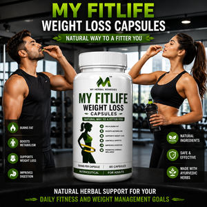 My Fitlife Weight Loss Capsules with Natural Herbal Extracts Garcinia Green Tea Apple Cider <b>Vinegar</b> and Metabolism Boosting - Product Image 4