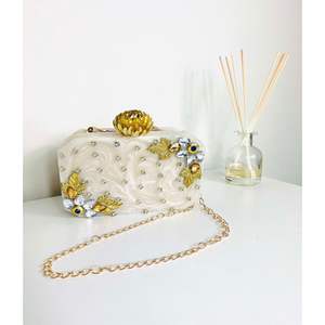 Bolso de Mano de Resina de Cristal de Diseño RR ENTERPRISES para Mujer, Modelo RR202517049, para Fiestas y Eventos - Product Image 3