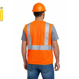Gilet de sécurité Samavia en polyester respirant et durable RTP |   Logo personnalisé Unisexe OEM Vente en gros Commandes en gros Fabriqué au Pakistan - Product Image 2