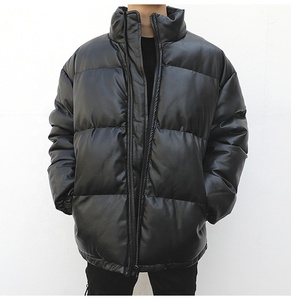 Veste d'hiver pour homme, coupe-vent à capuche et imperméable, parka épaisse et chaude, veste parka décontractée noire pour homme - Product Image 1
