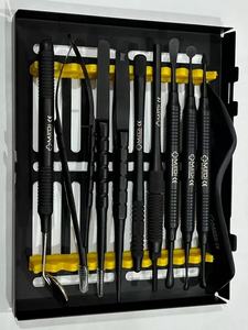 Kit de Microcirugía Oral Periodontal Ariston de Gran Venta con Instrumentos Quirúrgicos y Revestimiento Premium Negro - Product Image 3