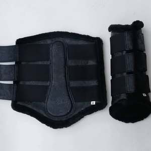 High Quality Custom Neoprene Faux Fur <b>Brushing</b> <b>Boots</b> Breathable Equestrian Horse Products Direct From Pakistan Manufacturer - Product Image 1