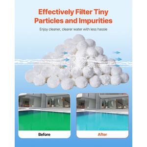 Palline Filtranti Riutilizzabili in Fibra di Poliestere da 1,5 Libbre, Palline Filtranti a Sabbia per Sostituzione Filtro Piscina - Product Image 3