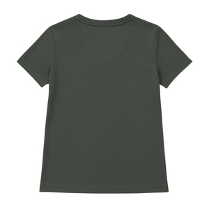 T-shirt décontracté pour femme en toile à manches courtes et col en V, mélange polyester/coton, écologique, personnalisable, respirant, séchage rapide - Product Image 4