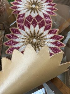 Embroidered Floral Table <b>Runner</b> Bohemian Style Gold Red White Home Decor <b>Washable</b> - Product Image 6