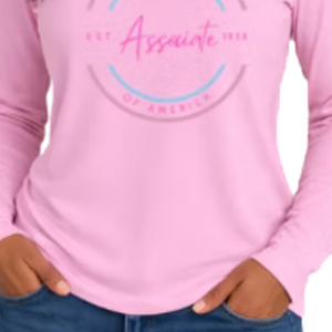 เสื้อยืดแขนยาวลายตัวอักษรสีชมพูสำหรับผู้หญิง สวมใส่สบายๆ ในชีวิตประจำวัน สไตล์สตรีทแวร์ เสื้อผ้าไลฟ์สไตล์ที่ใส่สบาย - Product Image 6