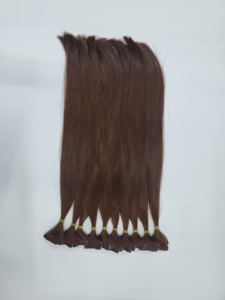 <b>Tape</b> Hair Extensions Vietnam Virgin/Baby Human Hair Double Weft <b>Machine</b> Made <b>Tape</b> In Extensions Brown Color - Product Image 2