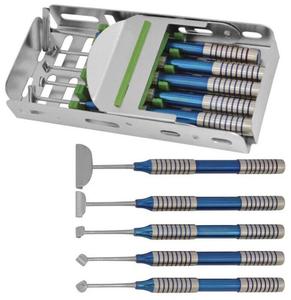 Juego de Instrumentos Dentales Ergonómicos Manuales para Cepillado, Herramientas de Acero Inoxidable Alemán para Cirugía de Implantes con Caja de Almacenamiento, Certificación CE - Product Image 3