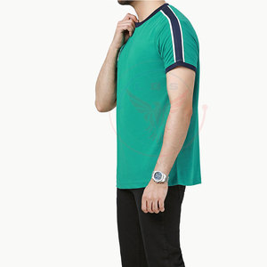 T-shirts à manches courtes pour hommes, coupe classique, dernier design, best-seller, légers, respirants, séchage rapide, polyester/coton - Product Image 2