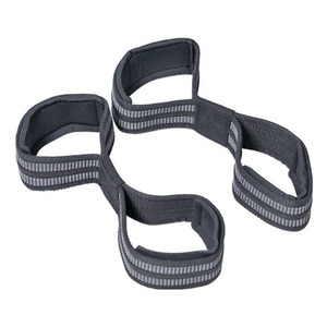 Sangles de musculation professionnelles en forme de 8 pour levées lourdes, support de poignet en coton durable pour équipement de fitness en salle de sport - Product Image 1