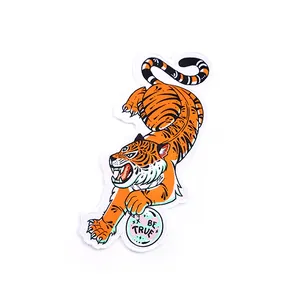 Patch Tigre avec motif Be True Ball imprimé, en feutre non tissé, à coller, forme irrégulière, pour décoration cadeau - Product Image 1