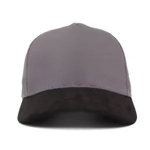 Casquette de baseball personnalisée à 5 panneaux, vente en gros, casquette de sport unie bicolore, casquette ajustable en toile de coton, casquette de papa - Product Image 1